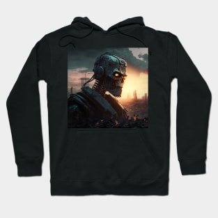 AI War Cyborg Hoodie